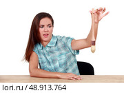 Disgusted woman. Стоковое фото, агентство Ingram Publishing / Фотобанк Лори