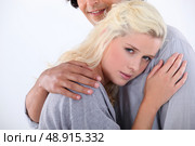 blonde needs comfort. Стоковое фото, агентство Ingram Publishing / Фотобанк Лори