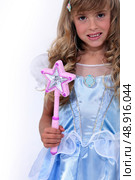 portrait of a little girl with costume. Стоковое фото, агентство Ingram Publishing / Фотобанк Лори