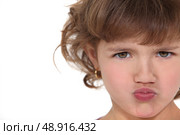 little girl sulking. Стоковое фото, агентство Ingram Publishing / Фотобанк Лори