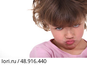 sulky little girl. Стоковое фото, агентство Ingram Publishing / Фотобанк Лори