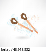 two matches grunge icon. Стоковая иллюстрация, агентство Ingram Publishing / Фотобанк Лори