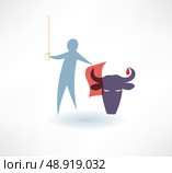 Bullfighter icon. Стоковая иллюстрация, агентство Ingram Publishing / Фотобанк Лори