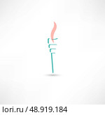 line torch. Стоковая иллюстрация, агентство Ingram Publishing / Фотобанк Лори