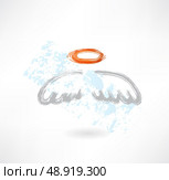 wings and nimbus grunge icon. Стоковая иллюстрация, агентство Ingram Publishing / Фотобанк Лори