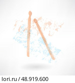 drumsticks grunge icon. Стоковая иллюстрация, агентство Ingram Publishing / Фотобанк Лори
