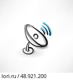 satellite grunge icon. Стоковая иллюстрация, агентство Ingram Publishing / Фотобанк Лори