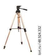 Triopod camera isolated on the white background. Стоковое фото, агентство Ingram Publishing / Фотобанк Лори