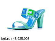 Female shoes on white background. Стоковое фото, агентство Ingram Publishing / Фотобанк Лори