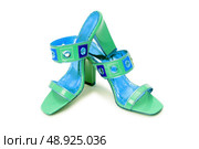 Female shoes on white background. Стоковое фото, агентство Ingram Publishing / Фотобанк Лори