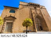 Javea Xabia Sant Bertomeu church in Alicante Spain. Стоковое фото, агентство Ingram Publishing / Фотобанк Лори