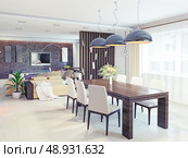 modern interior. CG design concept. Стоковое фото, агентство Ingram Publishing / Фотобанк Лори