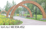 Парк Смородина в Санкт-Петербурге Красногвардейский район. Редакционное фото, фотограф Анна Николаева / Фотобанк Лори