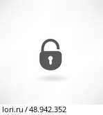 lock icon. Стоковая иллюстрация, агентство Ingram Publishing / Фотобанк Лори
