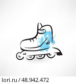 roller-skates grunge icon. Стоковая иллюстрация, агентство Ingram Publishing / Фотобанк Лори