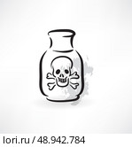 poison grunge icon. Стоковая иллюстрация, агентство Ingram Publishing / Фотобанк Лори