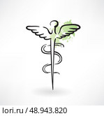 symbol of medicine grunge icon. Стоковая иллюстрация, агентство Ingram Publishing / Фотобанк Лори