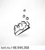 soapy sponge icon. Стоковая иллюстрация, агентство Ingram Publishing / Фотобанк Лори