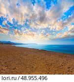 Mazarron beach in Murcia Spain at Mediterranean sea. Стоковое фото, агентство Ingram Publishing / Фотобанк Лори