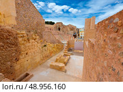 Cartagena Roman Amphitheater in Murcia at Spain. Стоковое фото, агентство Ingram Publishing / Фотобанк Лори
