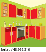 Kitchen furniture. Стоковая иллюстрация, агентство Ingram Publishing / Фотобанк Лори