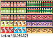 Regiments with products. Стоковая иллюстрация, агентство Ingram Publishing / Фотобанк Лори