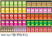 Regiments with products. Стоковая иллюстрация, агентство Ingram Publishing / Фотобанк Лори