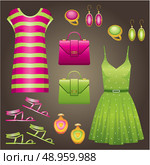 Fashion set. vector, gradient, EPS 10. Стоковая иллюстрация, агентство Ingram Publishing / Фотобанк Лори