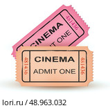 Old Vector vintage paper tickets. Old Vector vintage paper ticket. Стоковая иллюстрация, агентство Ingram Publishing / Фотобанк Лори