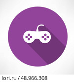 joystick icon. Flat modern style vector illustration . Стоковая иллюстрация, агентство Ingram Publishing / Фотобанк Лори
