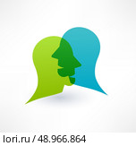 Community icon. Dialogue concept. Logo design. Стоковая иллюстрация, агентство Ingram Publishing / Фотобанк Лори