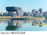 Beautiful view of the wedding palace of the city of Kazan on the river Kazanka. Russia (2022 год). Стоковое фото, фотограф Константин Лабунский / Фотобанк Лори