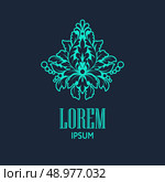 Retro  Monogram Logos. Vintage Vector Concepts. EPS 10. Стоковая иллюстрация, агентство Ingram Publishing / Фотобанк Лори
