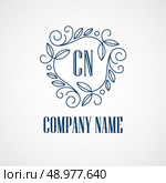 Monogram Logos. Vintage Vector Concepts. EPS 10. Стоковая иллюстрация, агентство Ingram Publishing / Фотобанк Лори