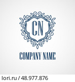 Monogram Logos. Vintage Vector Concepts. EPS 10. Стоковая иллюстрация, агентство Ingram Publishing / Фотобанк Лори