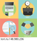 Web design objects, securities, business, office and marketing items icons. Стоковая иллюстрация, агентство Ingram Publishing / Фотобанк Лори
