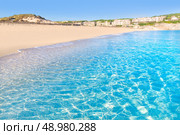 Majorca Cala Mesquida beach in Mallorca Balearic Islands of Spain. Стоковое фото, агентство Ingram Publishing / Фотобанк Лори