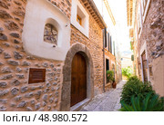 Fornalutx village in Majorca Balearic island Mallorca spain. Стоковое фото, агентство Ingram Publishing / Фотобанк Лори