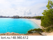 Majorca Platja Palmanova beach in Calvia Bol ses Teules Mallorca. Стоковое фото, агентство Ingram Publishing / Фотобанк Лори