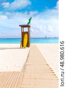 Majorca Platja Palmanova beach in Calvia Bol ses Teules Mallorca. Стоковое фото, агентство Ingram Publishing / Фотобанк Лори