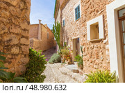 Fornalutx village in Majorca Balearic island Mallorca spain. Стоковое фото, агентство Ingram Publishing / Фотобанк Лори