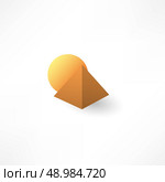 pyramid icon. Стоковая иллюстрация, агентство Ingram Publishing / Фотобанк Лори