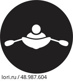 rowing icon. Стоковая иллюстрация, агентство Ingram Publishing / Фотобанк Лори