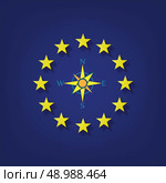 EU flag. Стоковая иллюстрация, агентство Ingram Publishing / Фотобанк Лори