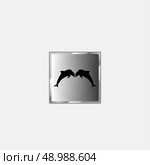dolphin icon. Стоковая иллюстрация, агентство Ingram Publishing / Фотобанк Лори