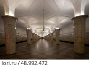 Москва.  Станция метро "Кропоткинская" Редакционное фото, фотограф Литвяк Игорь / Фотобанк Лори