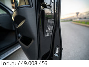 KRASNOYARSK, RUSSIA - May 23, 2025: Black BMW X5 E53. Редакционное фото, фотограф Плотников Дмитрий / Фотобанк Лори