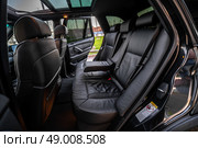 KRASNOYARSK, RUSSIA - May 23, 2025: Black BMW X5 E53. Редакционное фото, фотограф Плотников Дмитрий / Фотобанк Лори