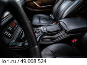KRASNOYARSK, RUSSIA - May 23, 2025: Black BMW X5 E53. Редакционное фото, фотограф Плотников Дмитрий / Фотобанк Лори