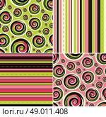 Colorful concentric circles seamless background. . Colorful concentric circles. Abstract seamless background Vector EPS10. Стоковая иллюстрация, агентство Ingram Publishing / Фотобанк Лори